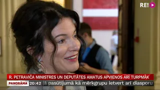 R. Petraviča ministres un deputātes amatus apvienos arī turpmāk