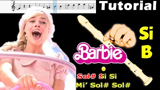 BARBIE | Flauta Dulce Fácil | TUTORIAL | Easy Flute Recorder