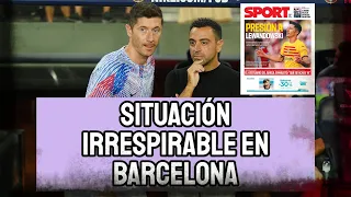 SITUACIÓN IRRESPIRABLE EN BARCELONA: "PRESIÓN A LEWANDOWSKI" | REAL MADRID GOLEA Y HOY IRÁ A CIBELES