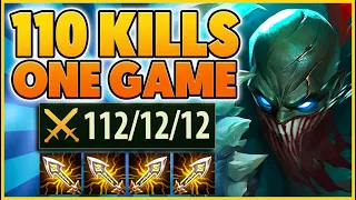 *112 KILLS* 5 PENTAKILLS IN ONE GAME!!! (PERSONAL RECORD) - BunnyFuFuu | League of Legends