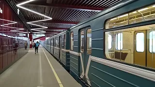 Метро поезд 81/717 номерной со звуком "БПСН"