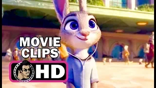 ZOOTOPIA Clips + Trailer (2016) Disney