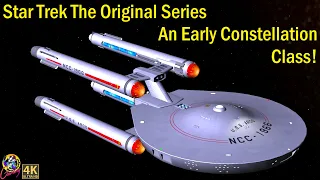 4K Star Trek TOS USS Constellation - Early Stargazer! Faces TOS Defiant - Star Trek Ship Battles