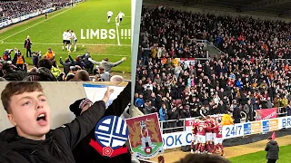 LIMBS, RED CARDS & A POINT EARNED IN BOLTON 1-1 NORTHAMPTON !! "WE ONLY NEED 10 MEN" | BWFC V NTFC