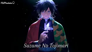 Suzume No Tojimari Title Track | Main Theme | Anime Song | Animated Video