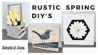Rustic Spring DIY’s * Beautiful Rustic Home Decor * BlondieNextDoor