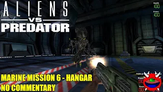 Aliens Versus Predator Classic 2000 - Marine Mission: 6 Hangar - 4K No Commentary