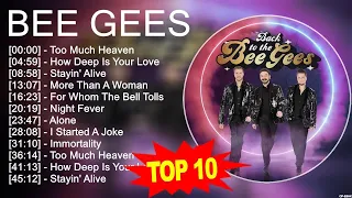 B e e G e e s Greatest Hits 🎵 Billboard Hot 100 🎵 Popular Music Hits Of All Time