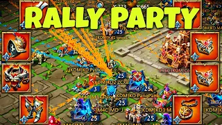 Lords Mobile - RALLY PARTY | PLAYER IN FURY IN TROUBLE