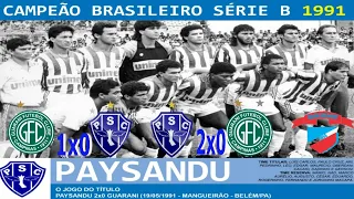 Paysandu 1º título Nacional os 2 jogos