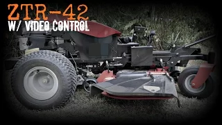 ZTR-42 FPV Remote Control Lawnmower with Video Control Option