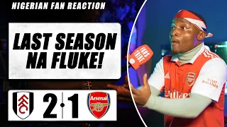 FULHAM 2-1 ARSENAL  ( Godfrey - NIGERIAN FAN REACTION ) -Premier League 23-24 HIGHLIGHTS