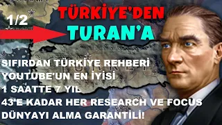 HOI4 TÜRKİYE REHBERI SIFIRDAN TURAN %100 DÜNYA ÖĞRETİCİ ALLIES VE SOVYET DEVİREN TÜRKİYE REHBER