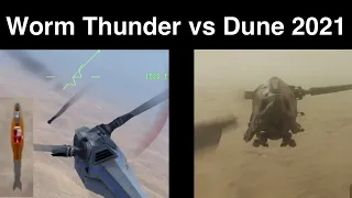 Worm Thunder TOPTER vs Dune Ornithopter