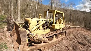 D7 dozer drag tree