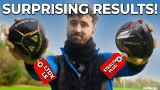 SURPRISING RESULTS! TaylorMade Stealth Plus VS Cobra King LTDx LS Driver Comparison