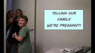 Telling Our Family We're PREGNANT! (they had no idea) - ALIESHA GOLDEN