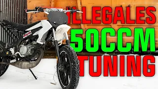 ILLEGALES 50CCM MOPED TUNING