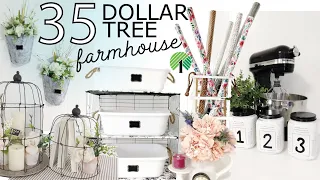 35 Farmhouse Dollar Tree DIY Crafts | Pretty and EASY Ideas