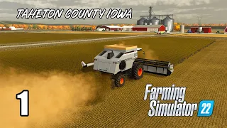 New Series on Taheton County Iowa Map! Good Ole American Farming! Episode 1 Taheton Series (FS22)