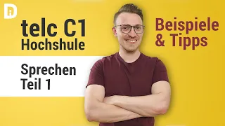 telc c1 Hochschule | Mündliche Prüfung | Präsentation, Zusammenfassung und Fragen