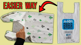 HOW TO MAKE REUSABLE SHOPPİNG BAG / Grocery Bag / Tote Bag / Market Bag / Sustainable / DIY Bag