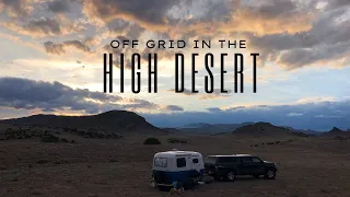 OFF Grid in the HIGH DESERT // 13 ft boler Travel Trailer #boler #scamp #fulltimerv #nomad