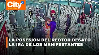 Encapuchados de la U. Nacional protagonizaron disturbios y actos vandálicos | CityTv