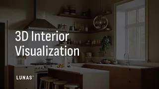 Modern Kitchen Interior 3D Animated Video Rendering
