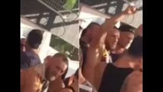 Conor McGregor parties in Ibiza a week after his fight with Floyd Mayweather