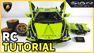 [RC Tutorial] LEGO Lamborghini Sian motorized 42115 람보르기니 시안 구동개조