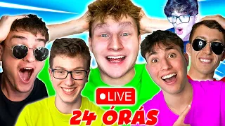 24 ÓRÁS LIVE! 🔴 Játék Veletek 🔴 MEGLETT NGT NOEL!!! (4.rész)