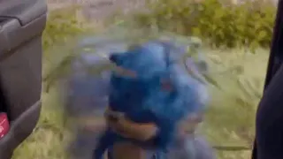 Sonic movie sonic got wet 😂