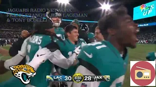 THE COMEBACK IS COMPLETE, Chargers & Jaguars Radio Calls of Game Winning Field Goal in 2023Wild Card