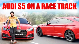 My Audi S5 On a Race Track | Sandeep Nadimpalli | Telugu |