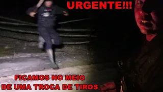 URGENTE!!! FICAMOS NO MEIO DE UMA TROCA DE TIROS - MEDO IMINENTE DE BALA PERDIDA