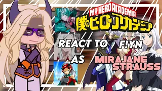 Pro Heroes react to F!Yn as Mirajane Strauss | Gacha Club | Bnha x Fairy Tail  1/2 🇧🇷🇺🇲
