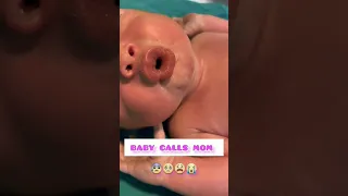 cute newborn cries so bitterly mom calls 😭😫🥺😰#viral #trending #funnybaby #afferbirfh #newborn