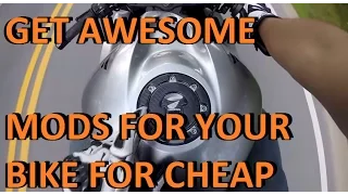 How to find mods for your motorcycle cheap!