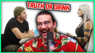 Pornstars & Their Partners Play Truth or Drink | Hasanabi Reacts to Cut