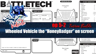 BattleTech Pimp My Vehicle: 5-2 How To Build A Custom Vehicle? Tarron Builds One On Screen.