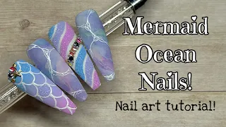 Ocean Mermaid Nails | Madam Glam | Nail Sugar | Crystal Parade