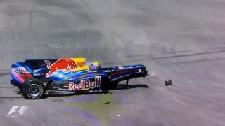 MARK WEBBER CRASH   F1 VALENCIA(ORIGINAL COPY)