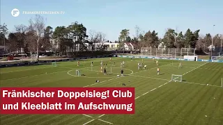 Fränkischer Doppelsieg: Der Club besteht in Aue - Das Kleeblatt fertigt Braunschweig ab