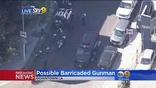 Police: Armed Man Barricaded In Downtown LA, Evacuations Issued