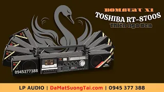 GIÁ 9tr "Thiên nga Đen" cất tiếng Ca Radio cassette Bombeat X1 TOSHIBA RT-8700 || LP AUDIO
