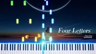 Tony Ann - Four Letters reModified |piano tutorial #piano #tutorial #rain #tony #masterpiece #good