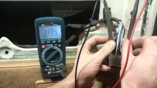 Testing a power window circuit