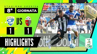 Brescia vs Ascoli 1-1 | Un punto a testa al Rigamonti | HIGHLIGHTS SERIE BKT 2023 - 2024
