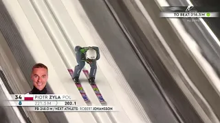 Piotr Żyła 224.5m II seria MŚ Planica